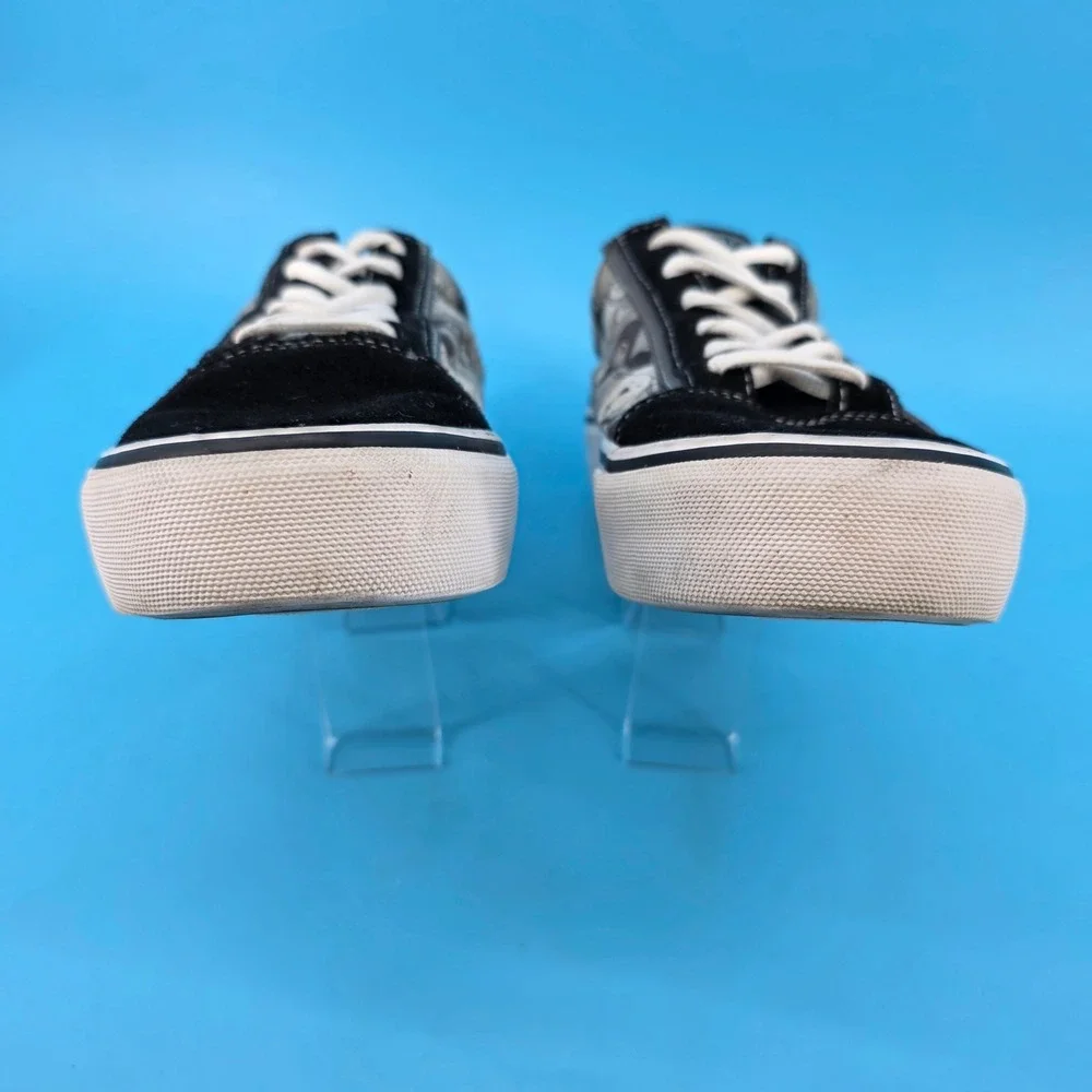 Skechers BOBS for Dogs Black Grey Dog Print Sneakers Low Top 33294 Womens 10 - Picture 6 of 14